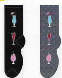 Daiquiri Tropical Cocktail Socks  FC-39  ON SALE NOW