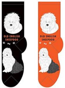 Old English Sheepdog Canine Collection Socks  FCC-14