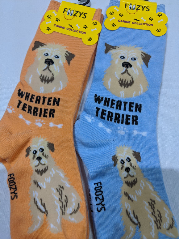 Wheaten Terrier Canine Collection Socks   FCC-54  ON SALE NOW