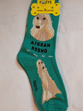Afghan Hound Canine Collection Socks   FCC-68