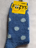 Fluffy / Fuzzy DOTS Collection Socks  FF-04