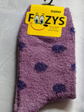 Fluffy / Fuzzy DOTS Collection Socks  FF-04