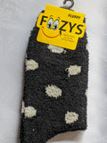 Fluffy / Fuzzy DOTS Collection Socks  FF-04