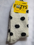 Fluffy / Fuzzy DOTS Collection Socks  FF-04