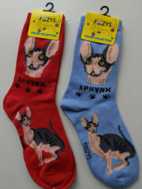 Sphynx Feline Collection Socks - FFC-21