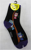 Owls on Trees Kids Socks  FG-04