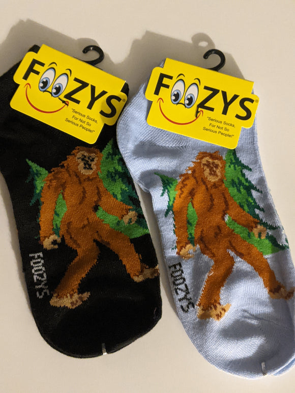 Bigfoot / Sasquatch No Shows / Low Cut Socks   FL-43