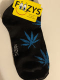 Cannabis Weed / Pot No Shows / Low Cut Socks   FL-48