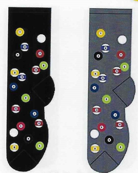 Billiards Men's Socks   FM-01