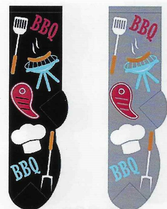 Barbecue Men's Socks   FM-19