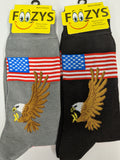 American Flag & Eagle Men's Socks   FM-54  ON SALE NOW