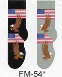 American Flag & Eagle Men's Socks   FM-54  ON SALE NOW