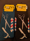 Barber Shop Men's Socks  FM-57  ON SALE NOW