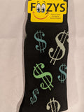 Dollar Signs Money Men's Socks  FM-86
