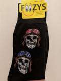 Aviator Skulls Men's Socks   FM-90
