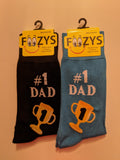 Men's # 1 Dad Socks  FM-96