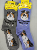Australian Shepherd Socks   FCC-01  ON SALE NOW