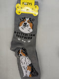 Australian Shepherd Socks   FCC-01  ON SALE NOW