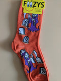 Ghosts & Tombstones Halloween Socks  WH-01