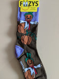 Jack-O'-Lantern Pumpkins Halloween Socks  WH-01