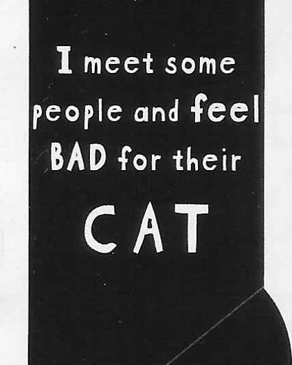 I meet some people and feel BAD for their CAT     WYS-109    UNISEX